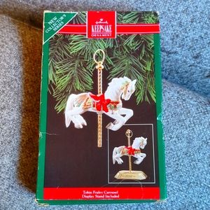 Hallmark Keepsake Tobin Fraley carousel 1992